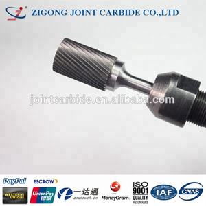 Fraise cylindrique en carbure à coupe simple, queue de 1/4 po, compatible avec les outils rotatifs <span class=keywords><strong>Dremel</strong></span> pour le meulage - Product Image 3