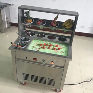 Ventas directas 2025 De La sartén de inteligencia más popular Placa fría Fabricación de rollos de helado al mejor precio - Product Image 3