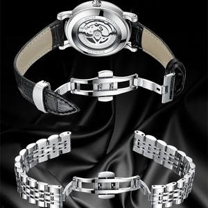 Montre de plongée automatique mécanique de luxe personnalisée avec <span class=keywords><strong>GPS</strong></span> et calendrier perpétuel Montre Homme - Product Image 2