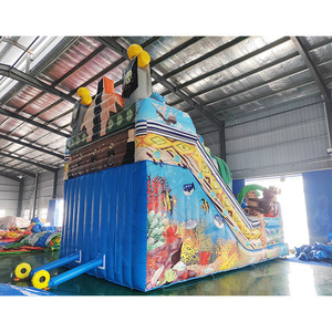 Gökkuşağı Dalgası Şişme Kaydırak, Deniz Canlıları Karikatür Tasarımlarıyla Açık Hava Çocuk Partileri ve Park Oyunları İçin - Product Image 5