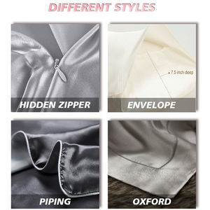 <span class=keywords><strong>Taie</strong></span> d'<span class=keywords><strong>oreiller</strong></span> en <span class=keywords><strong>soie</strong></span> végétalienne 100% mûrier de luxe avec logo personnalisé, fabricant de taies d'<span class=keywords><strong>oreiller</strong></span> en <span class=keywords><strong>soie</strong></span> blanche, <span class=keywords><strong>taie</strong></span> d'<span class=keywords><strong>oreiller</strong></span> à fermeture éclair - Product Image 6