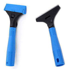 Heavy Duty Floor Scraper 220mm Handle 100mm Blade Rubber <b>Squeegee</b> For Tile Grout Removal - Product Image 2