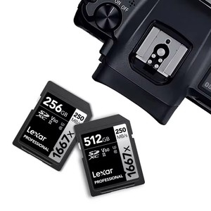Original <span class=keywords><strong>Lexar</strong></span> 1667X SD-Karte 256G Professionelle Speicherkarte 64G <span class=keywords><strong>128G</strong></span> SDXC U3 Max 250m/s Kunststoff für 4K Digitalkamera - Product Image 3