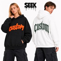 Sweat-shirt à capuche unisexe en molleton de coton épais 430 GSM, coupe classique, poche kangourou, personnalisable pour fournisseur ODM