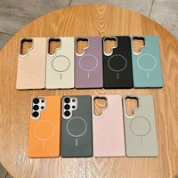 Coque de téléphone portable antichoc en PC rigide pour Samsung S26 Ultra, coque arrière magnétique pour Samsung S23