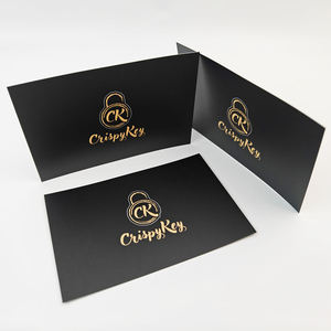Small Business Custom Logo Wedding Greeting & Invitation Cards Wholesale Personalized Thank You Note Embossing Printing Handling - Product Image 4