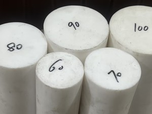工業用アプリケーション用バージンPTFEロッドホワイトカラーエンジニアリングプラスチックバー - Product Image 3