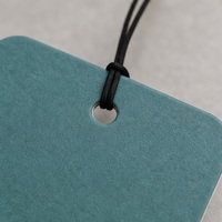 Tarjetas Personalizadas de Papel en Blanco para Ambientadores de Coche con Cordón Elástico