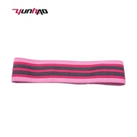 Bandes de résistance élastiques pour exercices de Fitness, équipement de gymnastique, personnalisable avec Logo, pour fessiers et fessiers