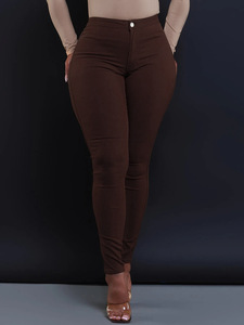Vente en gros 2025 mode <span class=keywords><strong>pantalon</strong></span> extensible pour <span class=keywords><strong>femme</strong></span> taille haute couleur bonbon <span class=keywords><strong>pantalon</strong></span> extensible de couleur unie <span class=keywords><strong>pantalon</strong></span> crayon pour <span class=keywords><strong>femme</strong></span> <span class=keywords><strong>pantalon</strong></span> décontracté - Product Image 6