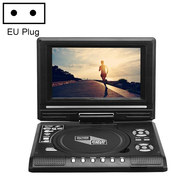 7.8 Inch Portable DVD with TV Player, Support SD / MMC Card / Game Function / USB Port