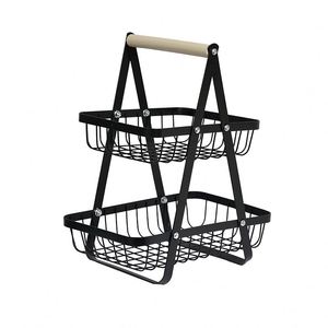 Hot Sale 3-Layer Household Kitchen Metal <b>Storage</b> <b>Rack</b> Empty <b>Vegetables</b> and Fruits <b>Rack</b> - Product Image 4