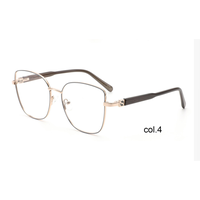 Gafas de Lectura Unisex YJ703 con Marco Metálico Cuadrado de Aro Completo - Diseño Ligero y Moderno para Adultos