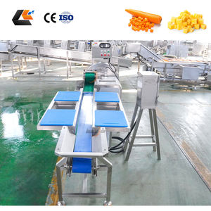 Table de cueillette manuelle commerciale pour poivrons, hachoir à légumes en acier, trancheuse à asperges et à laitue, ligne de lavage et de découpe de légumes - Product Image 2