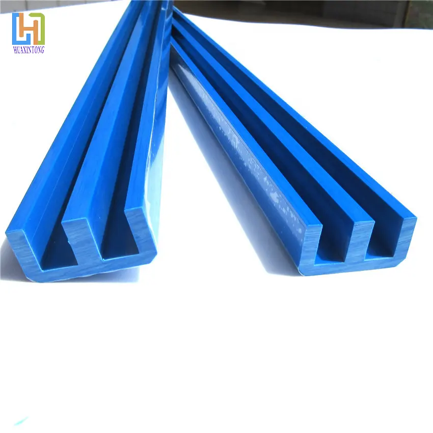 Plastic U C channel H L T I manufacturer customizes various colors and special shapes of groove guide strips