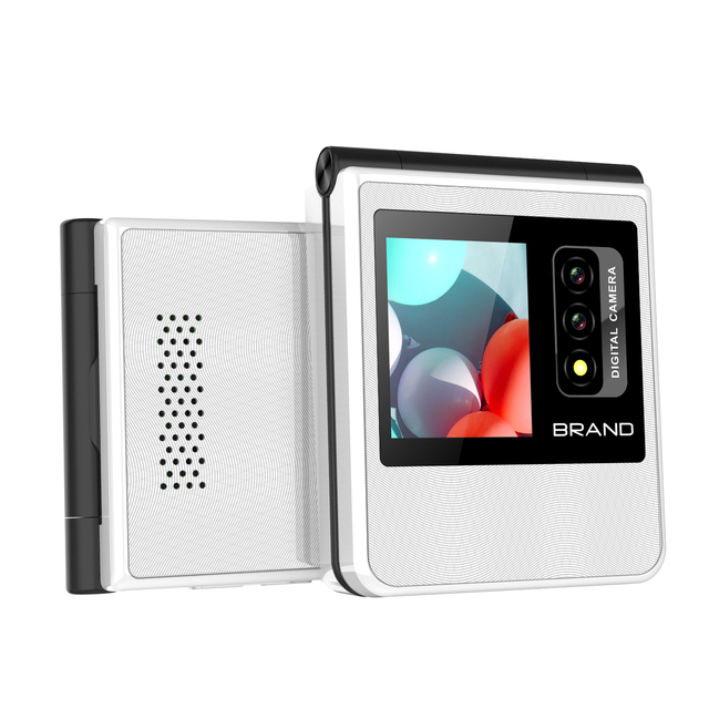 4G Flip Senior Smart Phone with Keypad SOS Function Dual Sim 1000 MAh 0.08MP Large Font