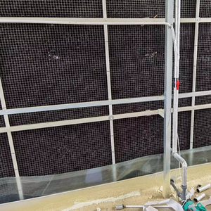 Grille de biosécurité en PP feuille à cannelures croisées désodorisant le compteur de filet de rideau humide pour le film de tour de refroidissement remplit la ferme de porcs complète - Product Image 1