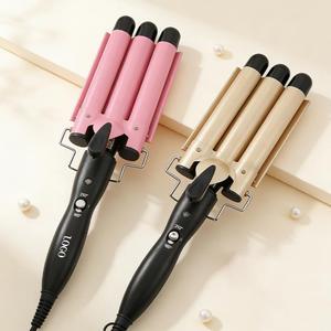0728 22mm Fast Preheat Hair Crimper Automatic Long-lasting Natural <b>Curls</b> Waver Portable <b>Irons</b> with 100cm Power Cord - Product Image 4