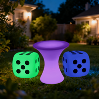 Meubles lumineux à LED de 16 couleurs, imperméables, barres lumineuses à LED, ensemble de meubles modernes