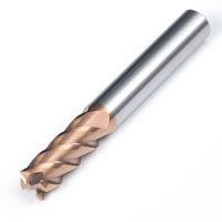 Fraise à queue plate en carbure à 4 cannelures HRC 50, vente directe usine, fraiseuse CNC pour usinage des métaux, personnalisable OEM ODM, fournisseur chinois