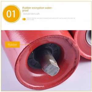 Nhà cung cấp Trung Quốc Heavy Duty ngành công nghiệp gỉ bằng chứng thép băng tải làm biếng tàu sân bay con lăn - Product Image 2