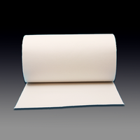 Papel de Fibra Cerámica Refractaria de Alta Pureza y Baja Conductividad Térmica, Resistente al Calor, para Horno Industrial, Clasificación 1260