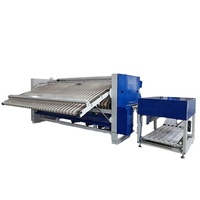 Machine à repasser et à plier le linge, plieuse efficace pour vêtements et draps, idéale pour rationaliser les procédés de pliage du linge