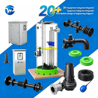 Station de pompage submersible préfabriquée sur mesure Readycome fiable avec moteur pour un levage d'eau à haute efficacité et économie d'énergie