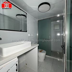 Casa Contenedor EPS de 20 Pies con Techo Irregular Personalizado, Casa Prefabricada con Techo Inclinado y Porche, Diseño de 2 Habitaciones, Oficina, Hotel, <span class=keywords><strong>Alquiler</strong></span> - Product Image 4