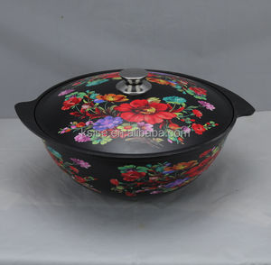 Die-יצוק אלומיניום קלחת עם מרק decals טמפרטורה גבוהה מרק & מלאי גודל גדול לשימוש רב תכליתי - Product Image 1