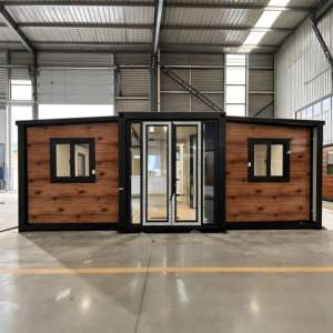 Лесное зерно 20 футов 40 футов новый дизайн водонепроницаемый сборный расширяемый контейнерный дом 2 3 4 5 спальни сборная вилла мобильный дом - Product Image 2