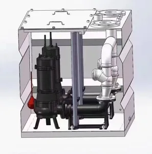 380V chìm điện nước thải bơm cho thương mại nước bẩn động cơ cung cấp điện 15HP ly tâm chìm Máy bơm nước