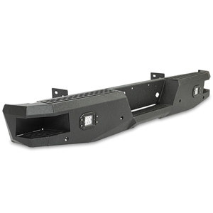 Parachoques trasero para Ford Super <span class=keywords><strong>Duty</strong></span> F250 F350 <span class=keywords><strong>Duty</strong></span> Black con orificios para sensores 1999-2016 - Product Image 2