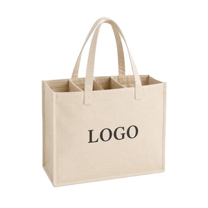 Bolsa de Lona para Libros con Separadores, Bolsa de Biblioteca con Logotipo Personalizado - Product Image 1