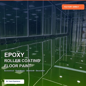 Peinture époxy à base d'eau auto-nivelante à haute brillance et résistante aux rayures (brillante) pour sols commerciaux - Product Image 1