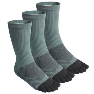 5 Toes Crew Cotton Athles <b>Running</b> <b>Socks</b> - Product Image 1