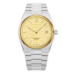 Ban Đầu Lịch ngày 5ATM không thấm nước Đồng hồ đeo tay dạ quang meschnische uhren MIT logo đồng hồ tự động tối giản cao cấp đồng hồ