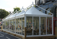 Carpa Pagoda 3x3 4x4 5x5 6x6 8x8 10x10, Carpa Pagoda con Toldo de PVC Blanco, Gazebo para Bodas al Aire Libre, Carpas Pagoda de Techo Alto para Eventos