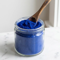 Pigment bleu d'oxyde de fer de qualité industrielle, pigment de revêtement, poudre à mailles fines, excellente dispersion pour l'industrie chimique quotidienne et la teinture