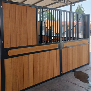 Écurie de chevaux, couleur marron noir, écuries personnalisées, écuries de chevaux de haute qualité - Product Image 1