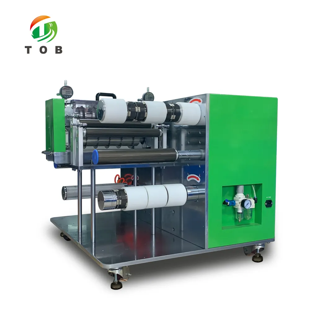 Roll To Roll Continuous Slitting Machine For Battery Electrode Cutting