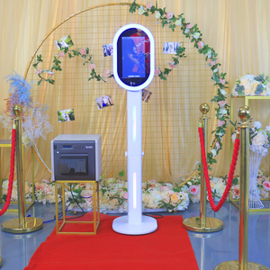 Photomaton pas cher, ovale, pour fête, selfie, cadre de mariage, miroir magique, kiosque, miroir, stand photo, machine photomaton - Product Image 4