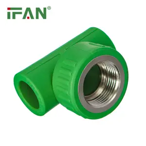 Ifan High Quality PPR Fittings Male Thread PPR Tee 1/2 Plumbing PPR Pipe Fittings