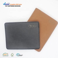 Produsen Dompet Kulit PU Berkualitas Tinggi dengan Tombol Jepret, Logo Debossed Kustom untuk Pria Wanita