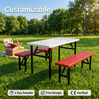 Ensemble table et chaises de cantine en fibre de verre de qualité professionnelle, personnalisé OEM, anti-corrosion, optimisé pour les appels d'offres gouvernementaux 40HQ