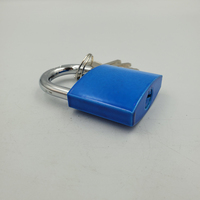 38mm normal key cheap colorful iron green blue red high quality padlock