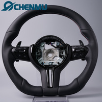 VENTE FLASH Volant de voiture en cuir M-Sport pour BMW F01 F15 F20 F22 F25 F31 F30 F10 F12 F13 F02 F03 X1 X2 X3 X4 X5 Plug and Play