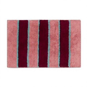 Wholesale Fashionable Luxury Floral Eco-Friendly Bath Mats Quick Dry Cotton with Machine-Made Techniques for Bathrooms - Product Image 1
