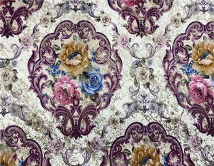 Tissu avec imprimés de fleurs, pots de fleurs marocaines, tapisserie pour hometextile, nouvelle collection - Product Image 5