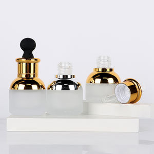 Botella de vidrio esmerilado para aceite esencial Botella de perfume de vidrio Venta al por mayor de China Botella cuentagotas de aceite esencial - Product Image 1